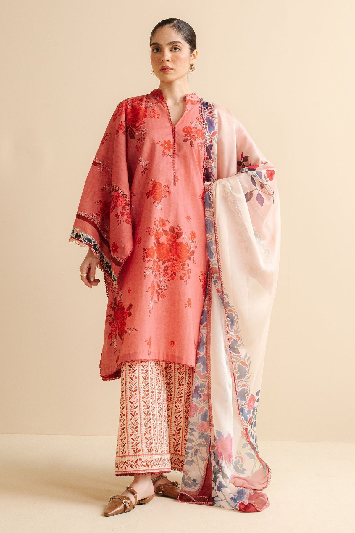 Zara Shahjahan | Coco Prints | Leya-1A by Zara Shahjahan - Designer Dress - Type: Ladies Clothes - Available at Libayah - 100% Original