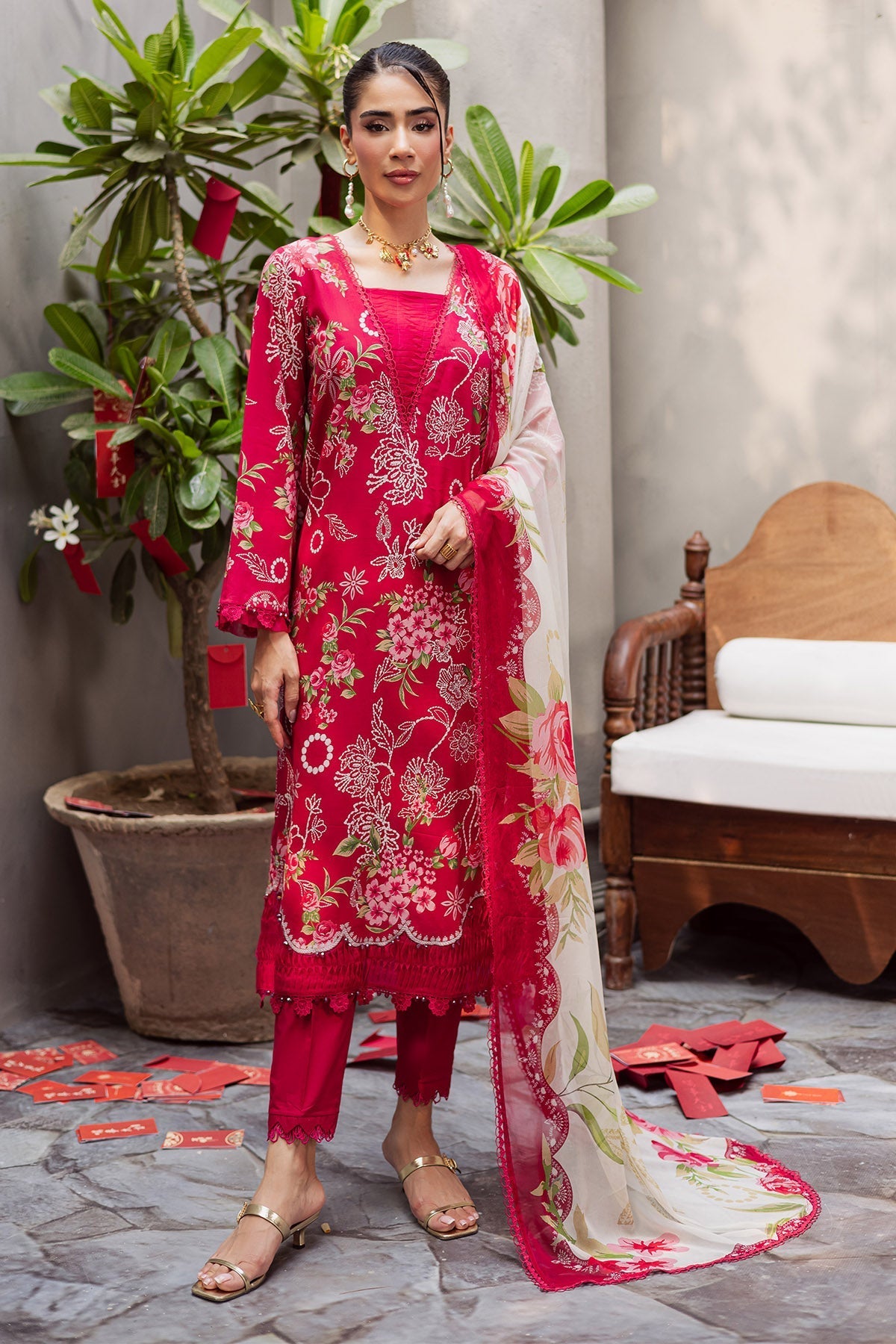 Nureh | Signature Prints 26 | SP-160 by Nureh - Designer Dress  - Type : Ladies Clothes - Available at Libayah - 100% Original 