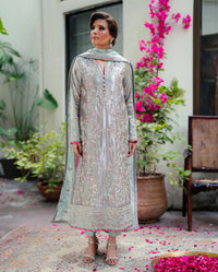 Mushq | Sunehri Lama Silk | Resham by Mushq - Designer Dress  - Type : Ladies Clothes - Available at Libayah - 100% Original 