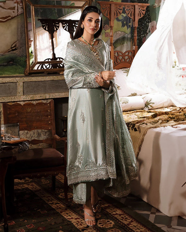 Mushq | Sunehri Lama Silk | Heer by Mushq - Designer Dress  - Type : Ladies Clothes - Available at Libayah - 100% Original 