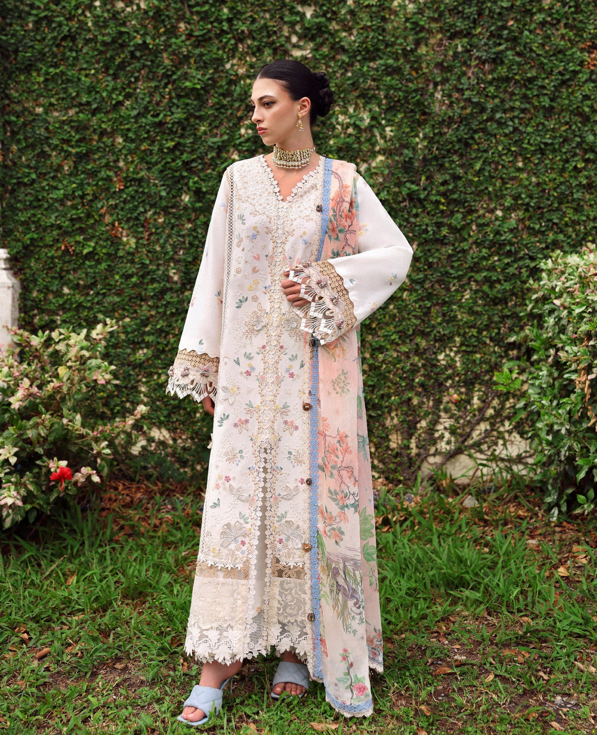 Republic Womenswear | Lilas Lawn 26 | Amaya - by Libayah - Registered Vendor of : Republic Womenswear - 100% Original Designer Dress