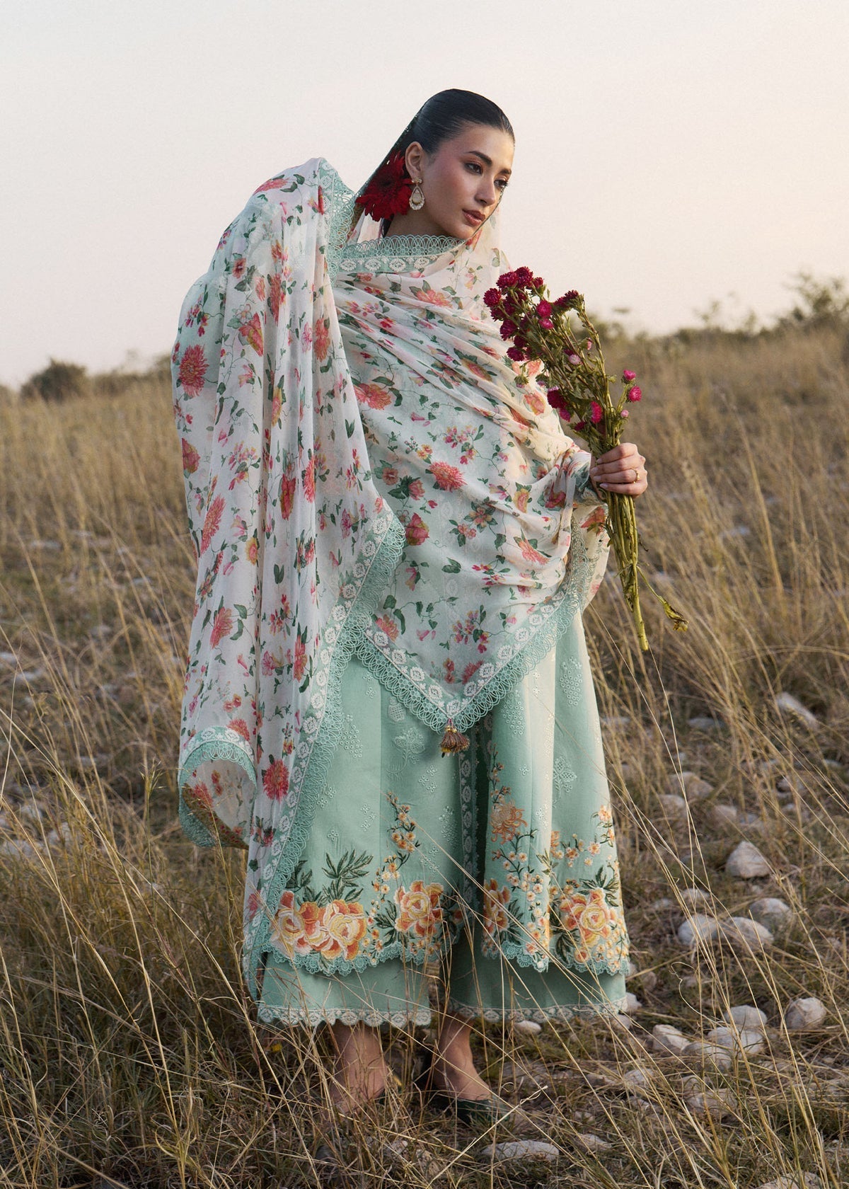 Hussain Rehar | Jinan 26 | Talia by Hussain Rehar - Designer Dress  - Type : Ladies Clothes - Available at Libayah - 100% Original 
