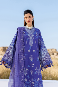Emaan adeel | Sunlit Groove Luxury Lawn 26 | PETAL PULSE by Emaan Adeel - Designer Dress  - Type : Ladies Clothes - Available at Libayah - 100% Original 