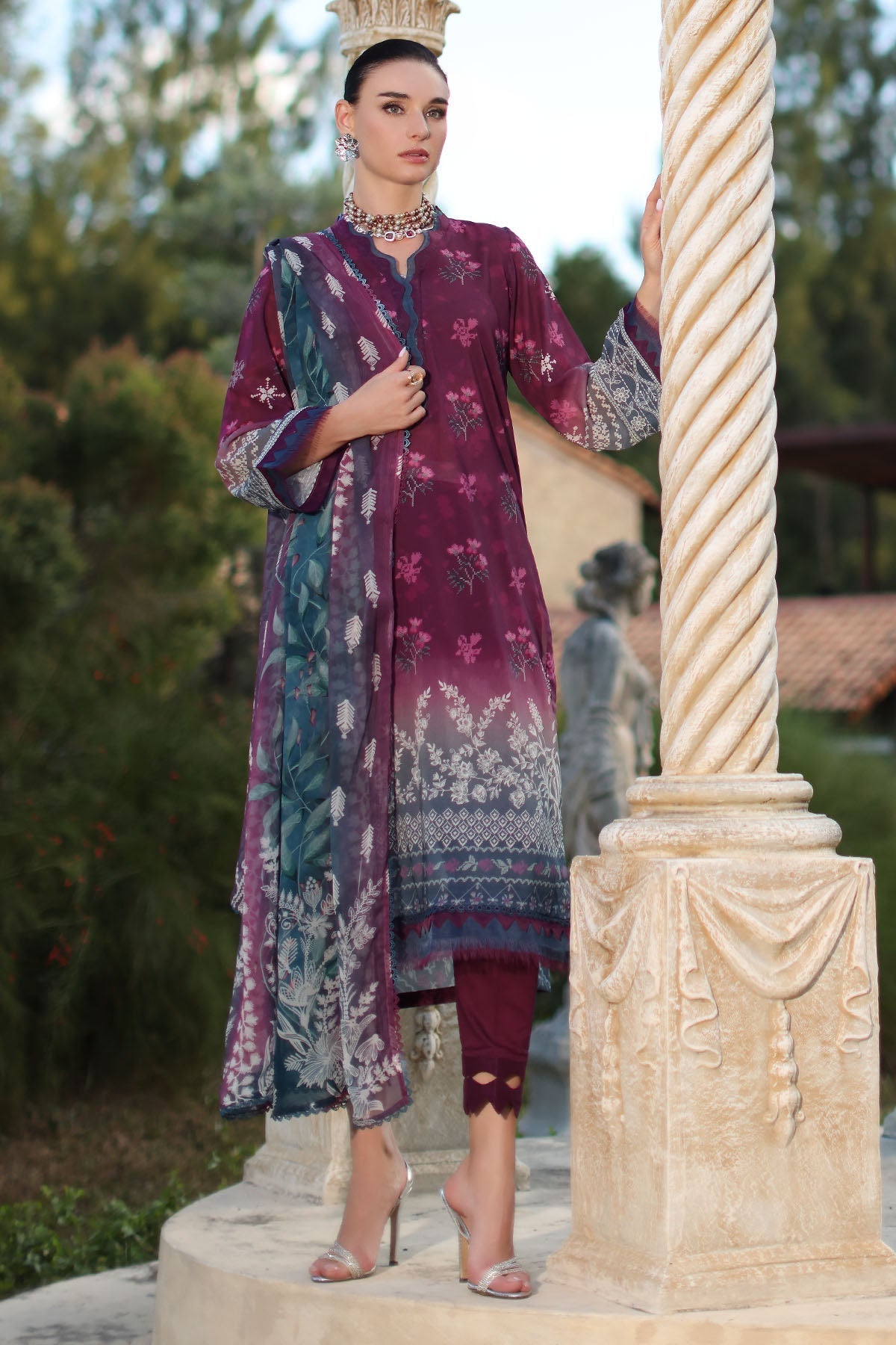 Nureh | Signature Prints 26 | SP-197 by Nureh - Designer Dress  - Type : Ladies Clothes - Available at Libayah - 100% Original 