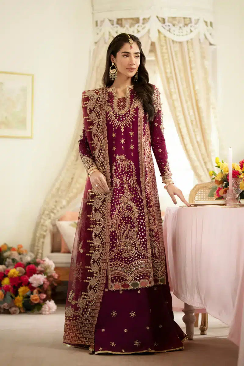 Qalamkar | Dilnaz Wedding Formals | DN-07 ALEENA by Qalamkar - Designer Dress  - Type : Wedding Dress - Available at Libayah - 100% Original 