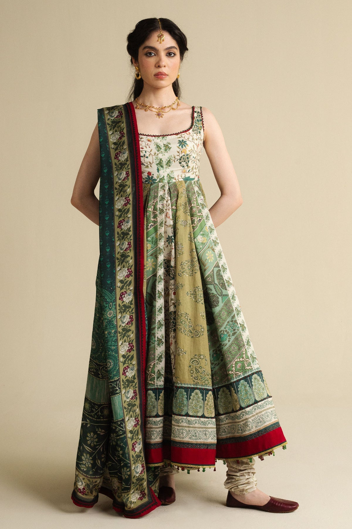 Zara Shahjahan | Anarkali 25 | Saawan-D2 by Zara Shahjahan - Designer Dress  - Type : Ladies Clothes - Available at Libayah - 100% Original 