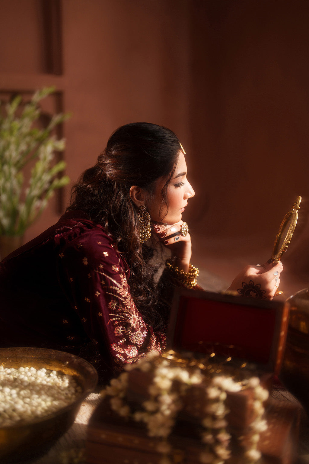 Iznik | Velvet 25 | IV-55 Embroidered Velvet by Iznik - Designer Dress - Type : Ladies Clothes - Available at Libayah - 100% Original 