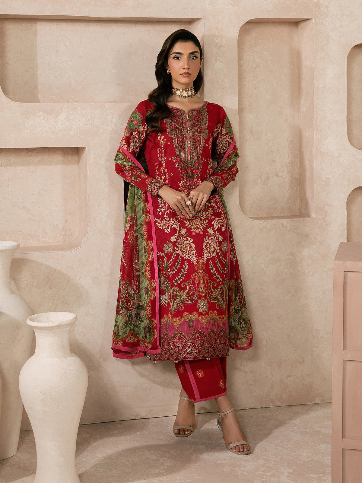 Gulaal | Syra Lawn 26 | Nael D - 1 by Gulaal - Designer Dress  - Type : Ladies Clothes - Available at Libayah - 100% Original 