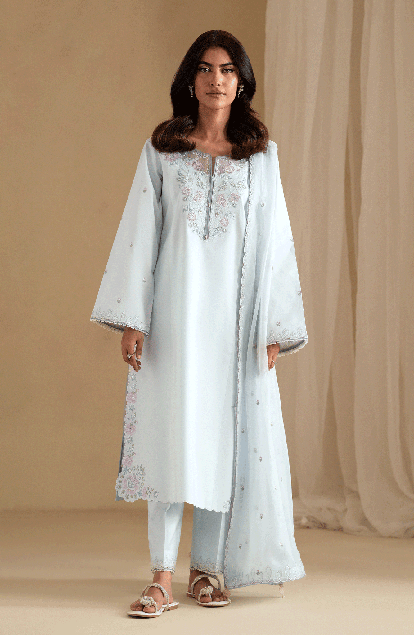 Seran | Luxury Pret | DELYRA - 3 pc by Seran - Designer Dress  - Type : Ladies Clothes - Available at Libayah - 100% Original 