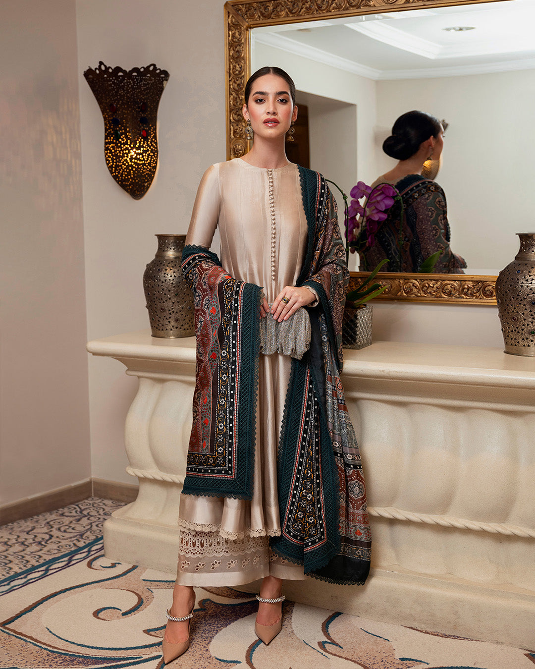 Faiza Saqlain | Zurina Luxury Pret | Leora by Faiza Saqlain - Designer Dress  - Type : Wedding Dress - Available at Libayah - 100% Original 