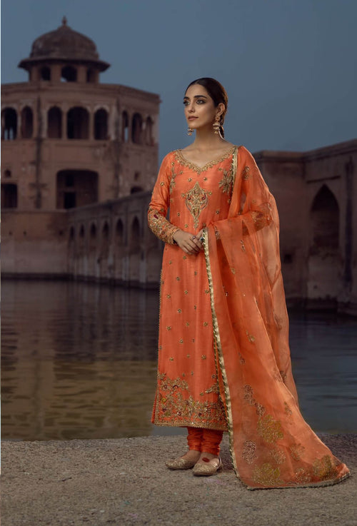 Maya | Wedding Formal Ulfat | NAYAAB by Maya - Designer Dress - Type: Ladies Clothes - Available at Libayah - 100% Original