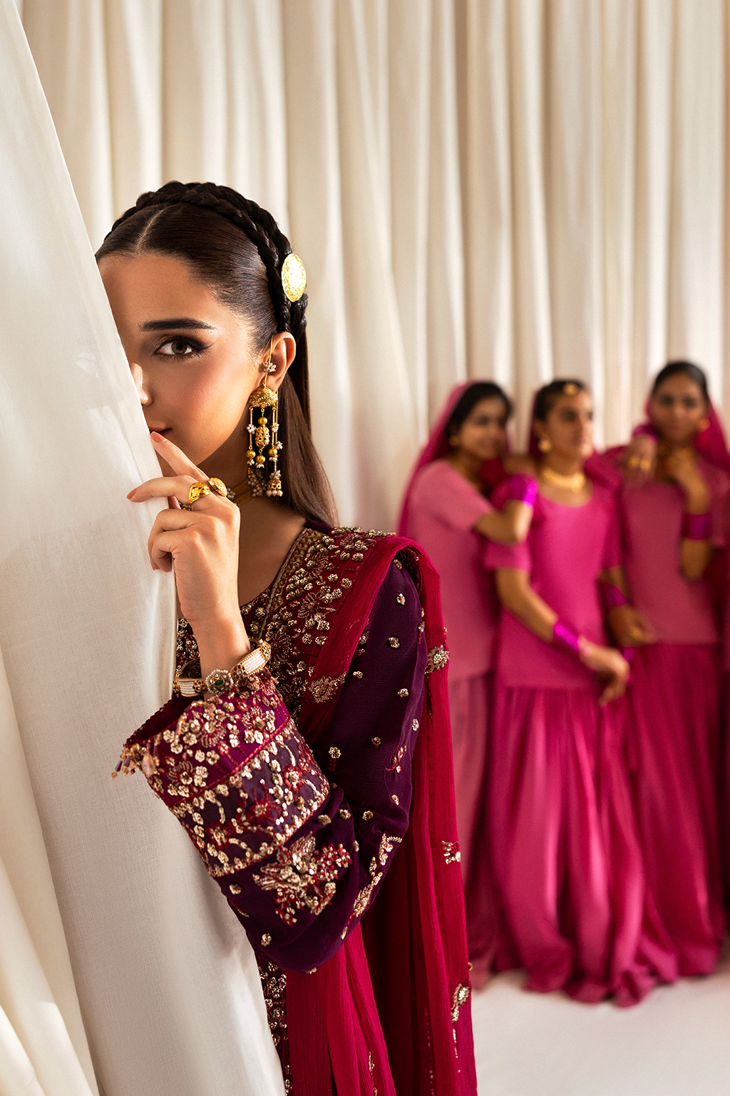 Emaan Adeel | The Empress Wedding Formals | AVORIA by Emaan Adeel - Designer Dress  - Type : Ladies Clothes - Available at Libayah - 100% Original 