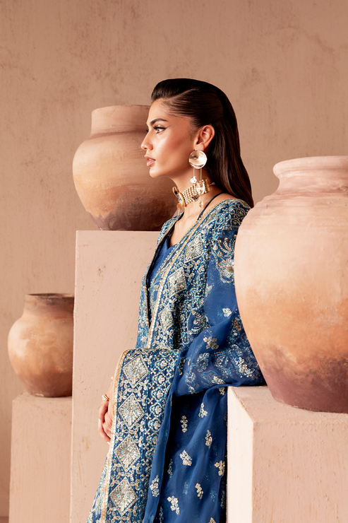 Emaan Adeel | Clay Couture | ELARA by Emaan Adeel - Designer Dress  - Type : Ladies Clothes - Available at Libayah - 100% Original 