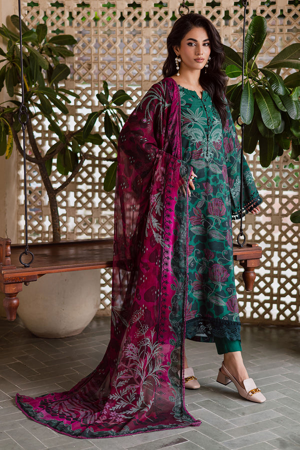 Nureh | Signature Printed Linen | SP-163 by Nureh - Designer Dress  - Type : Ladies Clothes - Available at Libayah - 100% Original 