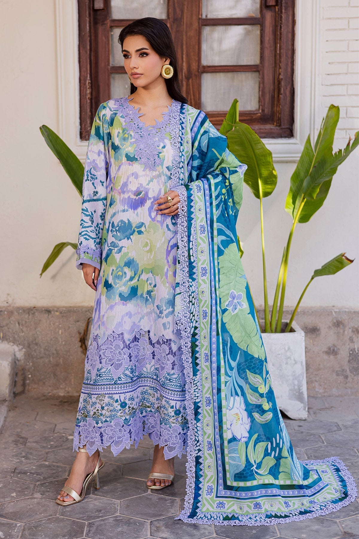 Afrozeh | Basic Pret 26 RTW | NACRE by Afrozeh - Designer Dress  - Type : Ladies Clothes - Available at Libayah - 100% Original 