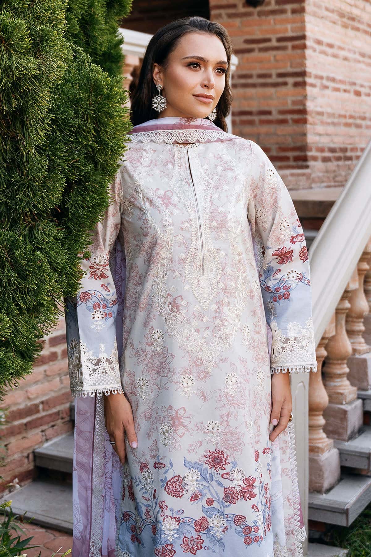 Afrozeh | Damask The Holiday Edit 25 | Opaline B by Afrozeh - Designer Dress - Type: Ladies Clothes - Available at Libayah - 100% Original