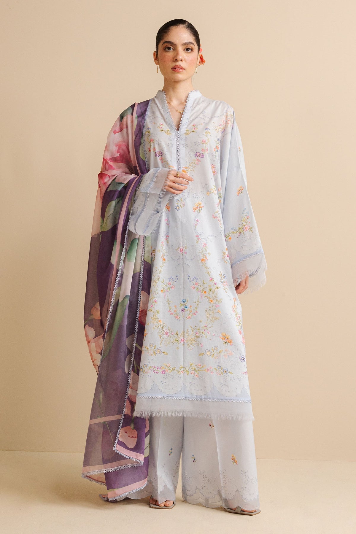 Zara Shahjahan | Coco Prints | Aria-3A by Zara Shahjahan - Designer Dress - Type: Ladies Clothes - Available at Libayah - 100% Original