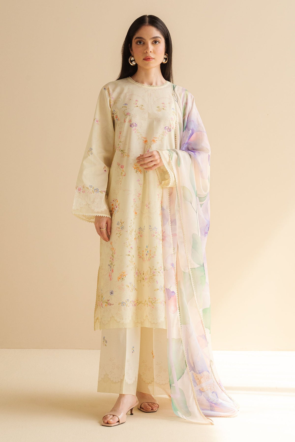 Zara Shahjahan | Coco Prints | Aria-3B by Zara Shahjahan - Designer Dress - Type: Ladies Clothes - Available at Libayah - 100% Original