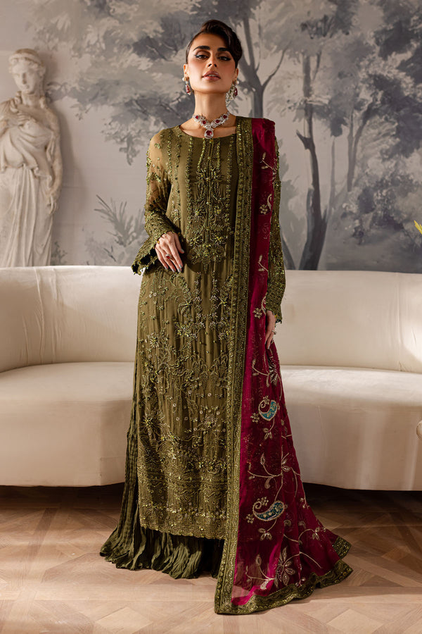 NEL-56 – authentic Pakistani formal dress from the Nureh Elanora Formals 25 collection for women in the UK.