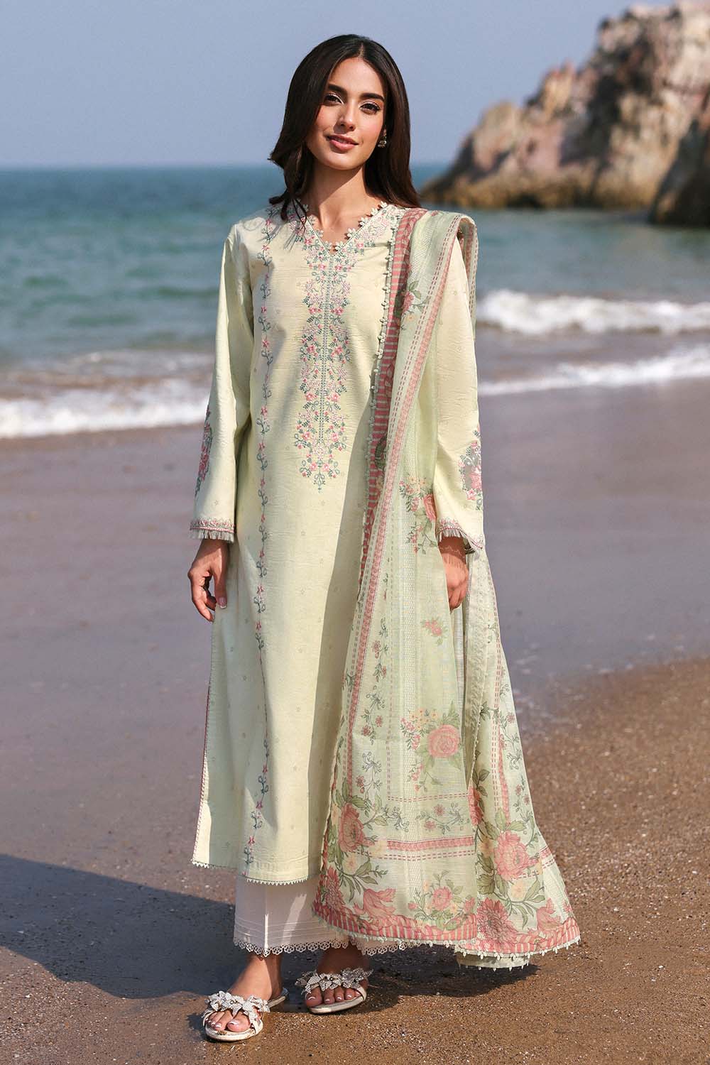 Seran | Afsanah Lawn 25 | FARIHA by Seran - Designer Dress - Type: Ladies Clothes - Available at Libayah - 100% Original