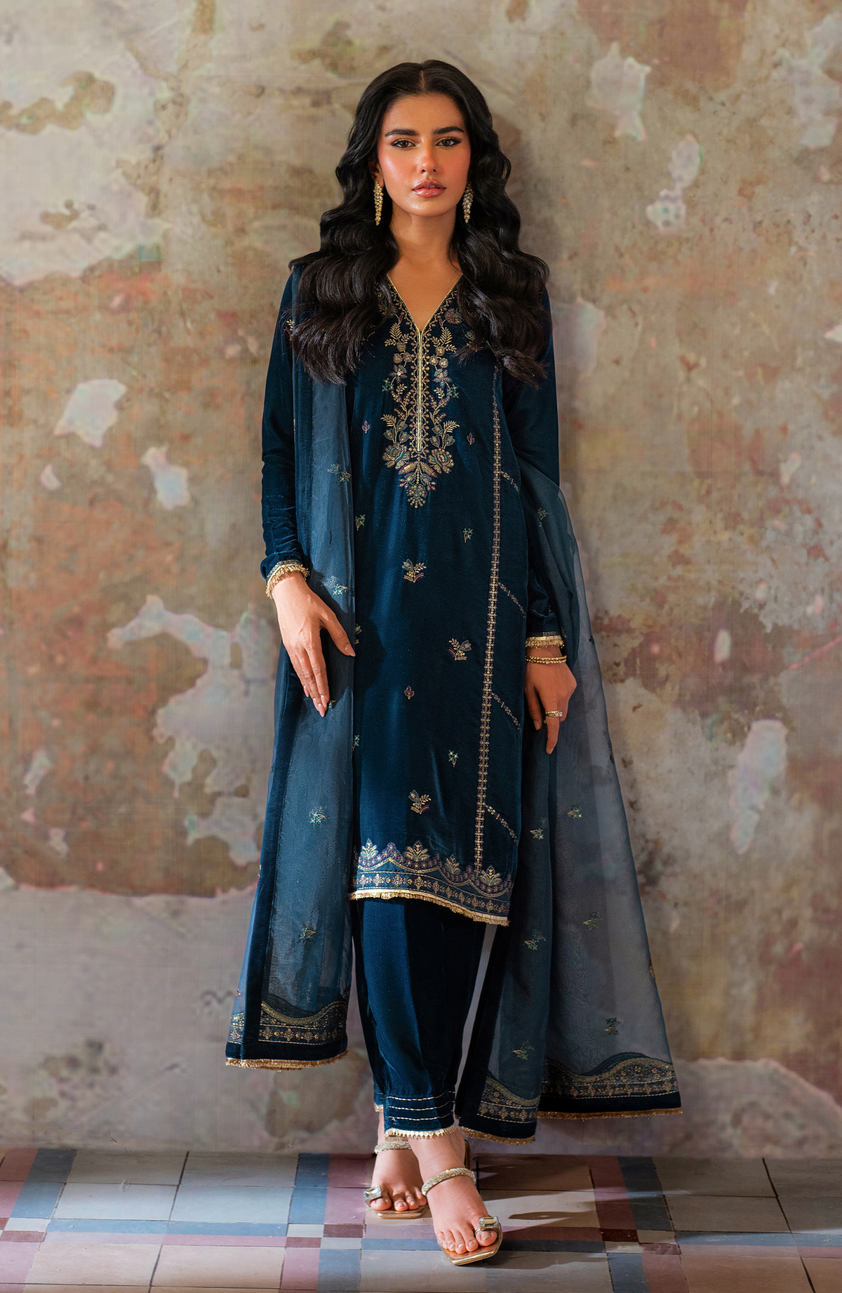 Seran | Velmor Velvet 24 | AYDEN by Seran - Designer Dress - Type: Ladies Clothes - Available at Libayah - 100% Original