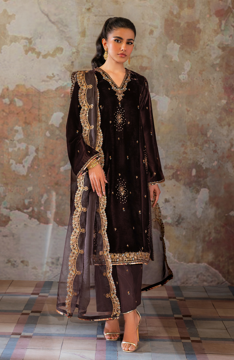 Seran | Velmor Velvet 24 | EMERA by Seran - Designer Dress - Type: Ladies Clothes - Available at Libayah - 100% Original