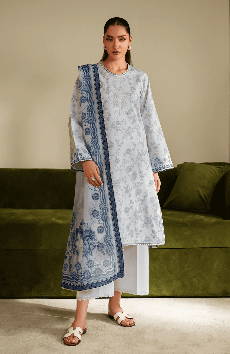 Seran | Ilara Cambric | AZZURA by Seran - Designer Dress  - Type : Ladies Clothes - Available at Libayah - 100% Original 