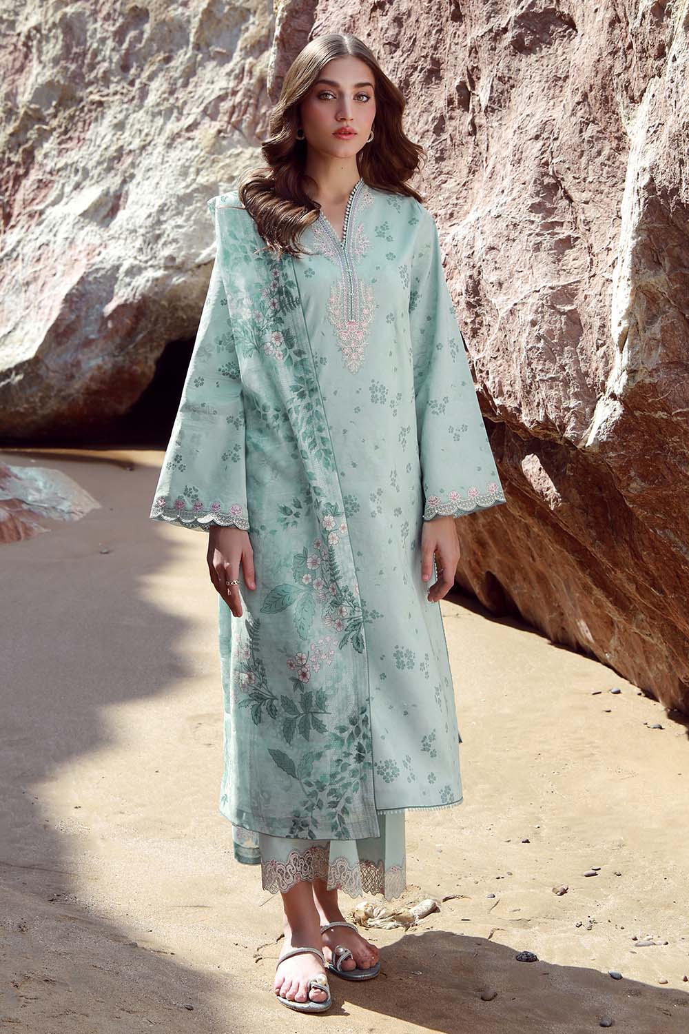Seran | Afsanah Lawn 25 | NYLA by Seran - Designer Dress - Type: Ladies Clothes - Available at Libayah - 100% Original
