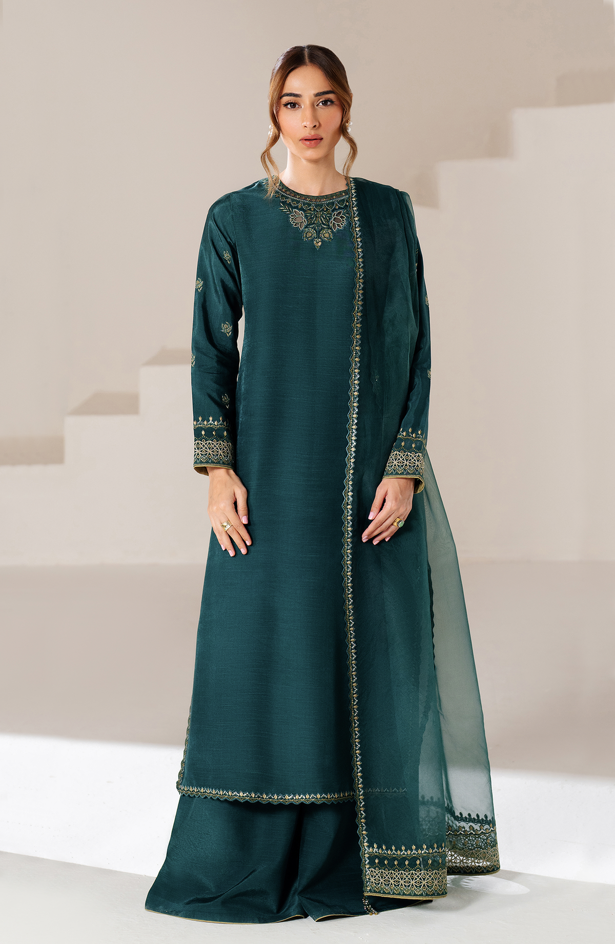 Seran | Eid Luxe Pret 25 | ZEINA by Seran - Designer Dress - Type: Ladies Clothes - Available at Libayah - 100% Original