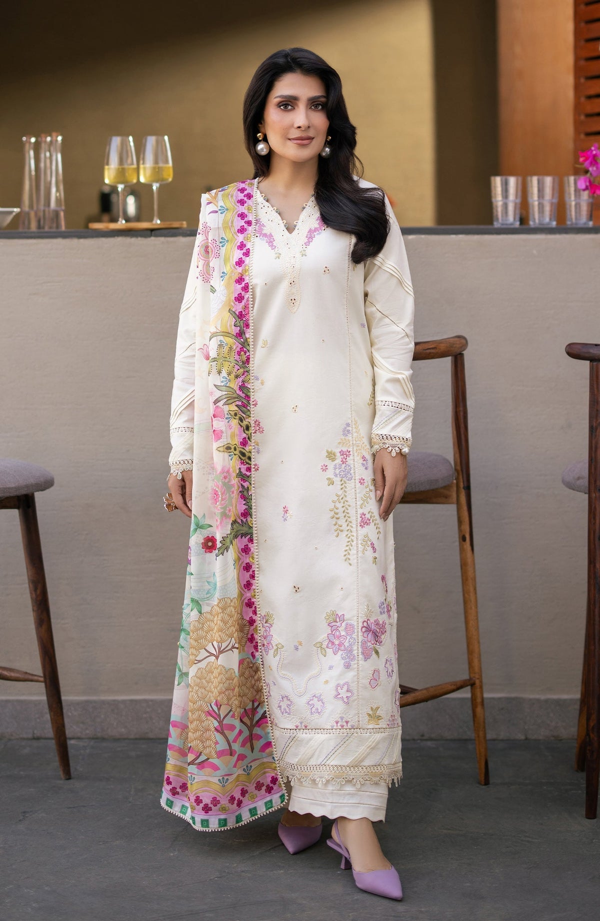 Seran | Afsanah Lawn | Alyna - by Libayah - Registered Vendor of : Seran - 100% Original Designer Dress