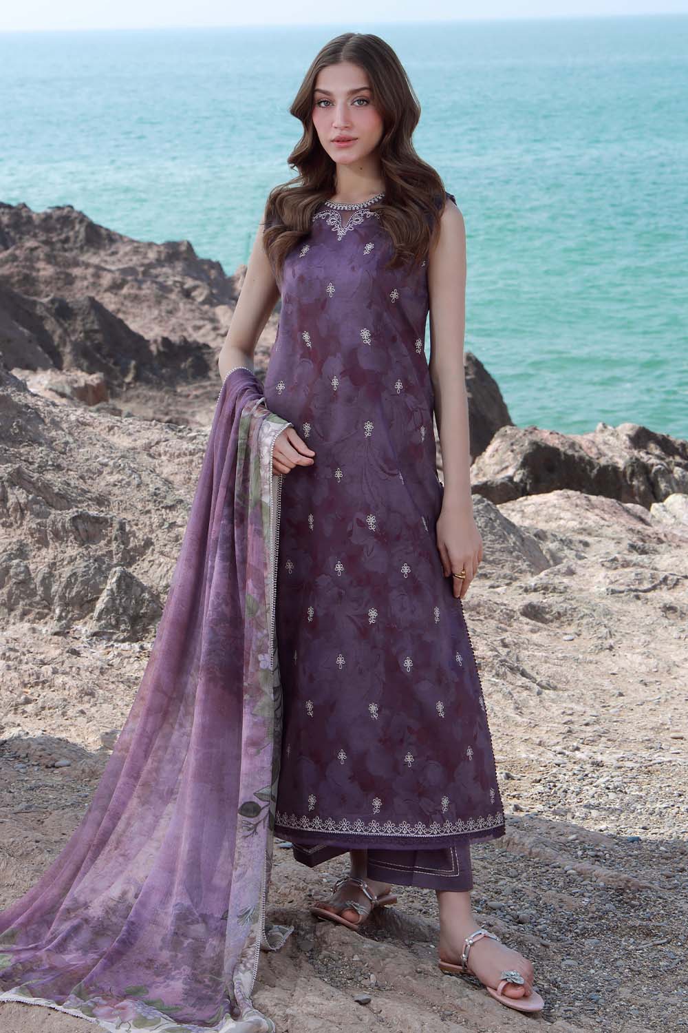 Seran | Afsanah Lawn 25 | MYRA by Seran - Designer Dress - Type: Ladies Clothes - Available at Libayah - 100% Original