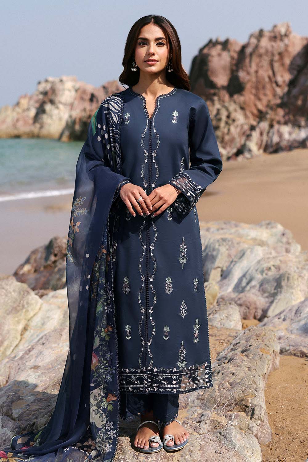 Seran | Afsanah Lawn 25 | MERAL by Seran - Designer Dress - Type: Ladies Clothes - Available at Libayah - 100% Original