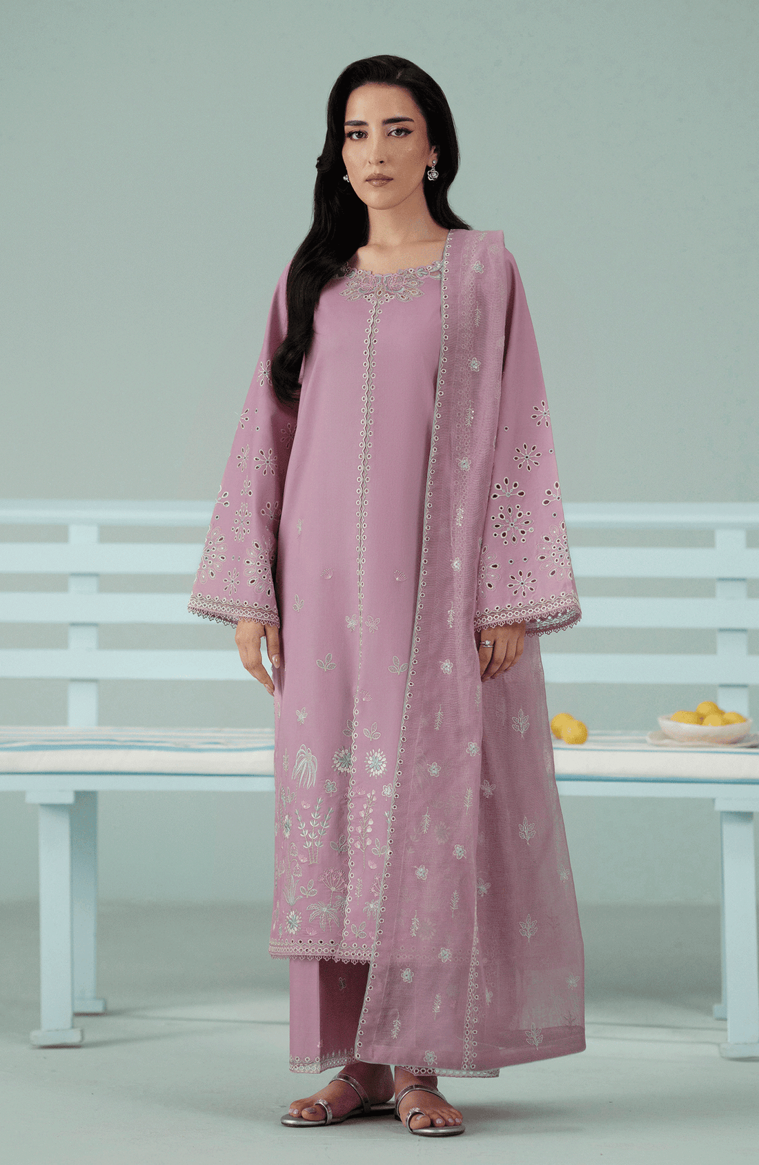 Seran | Luxury Pret | AYVIA - 3pc by Seran - Designer Dress  - Type : Ladies Clothes - Available at Libayah - 100% Original 