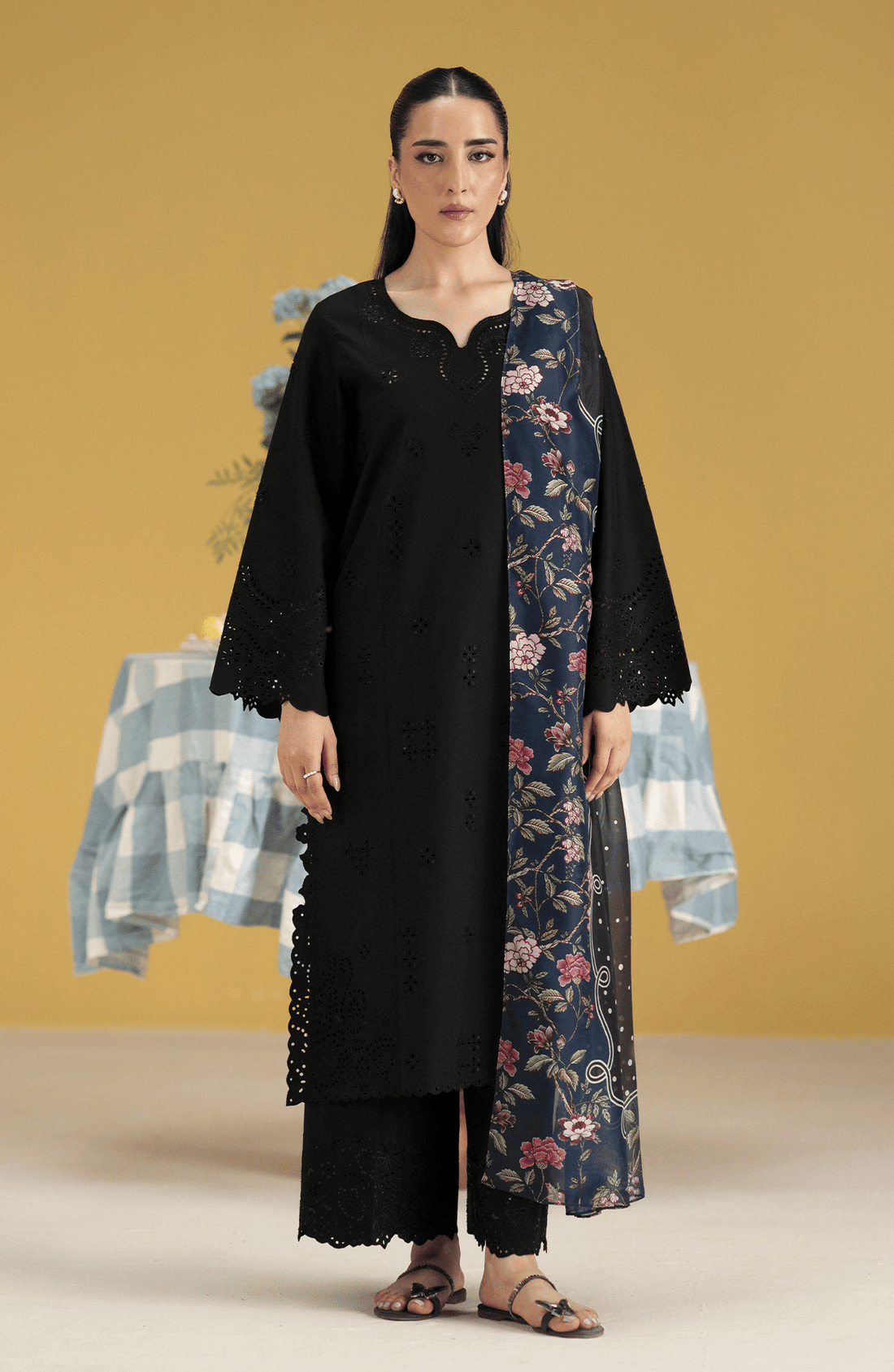 Seran | Luxury Pret | ZYLA - 3pc by Seran - Designer Dress  - Type : Ladies Clothes - Available at Libayah - 100% Original 