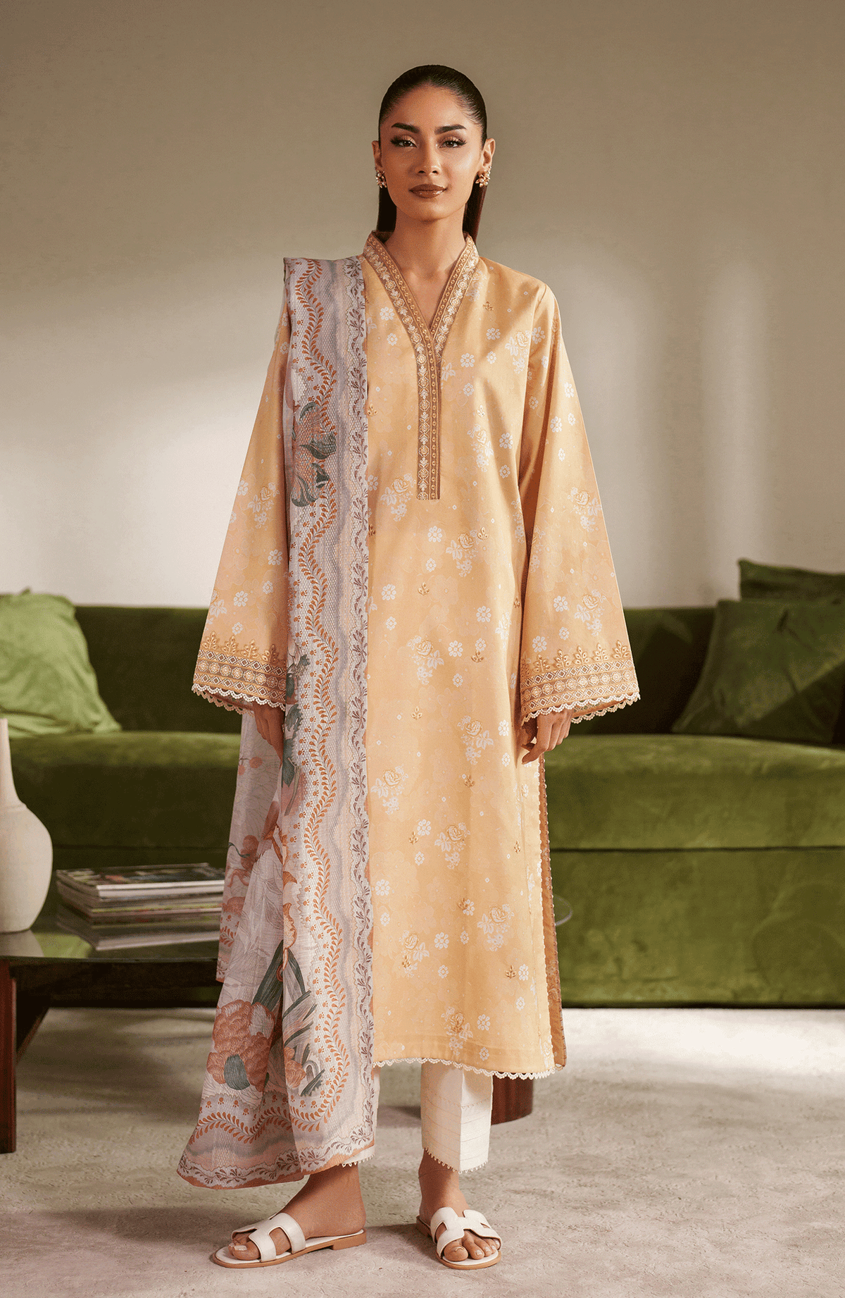 Seran | Ilara Cambric | SOLARIA by Seran - Designer Dress  - Type : Ladies Clothes - Available at Libayah - 100% Original 