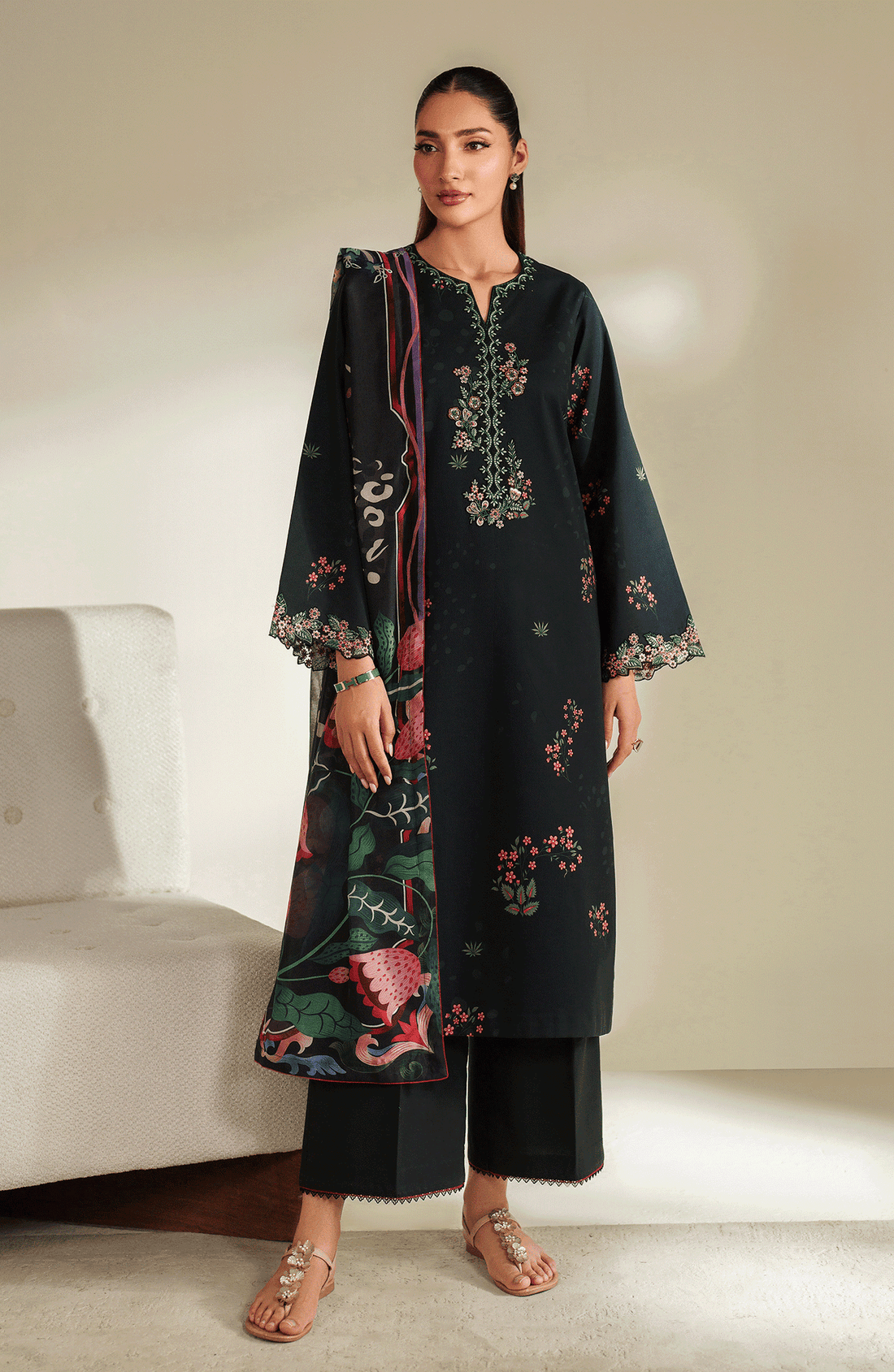 Seran | Ilara Cambric |NOIREA by Seran - Designer Dress  - Type : Ladies Clothes - Available at Libayah - 100% Original 