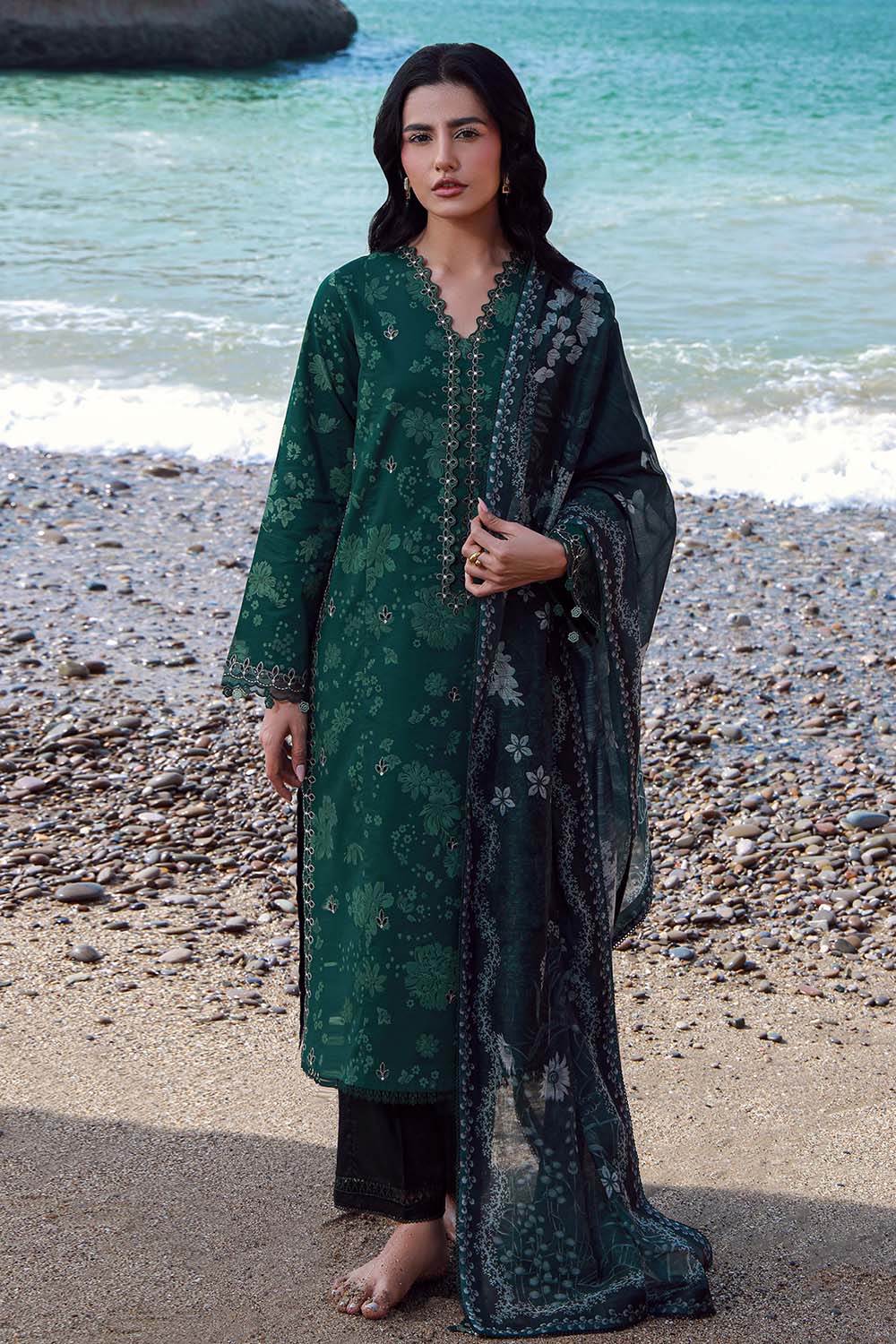 Seran | Afsanah Lawn 25 | ARZU by Seran - Designer Dress - Type: Ladies Clothes - Available at Libayah - 100% Original