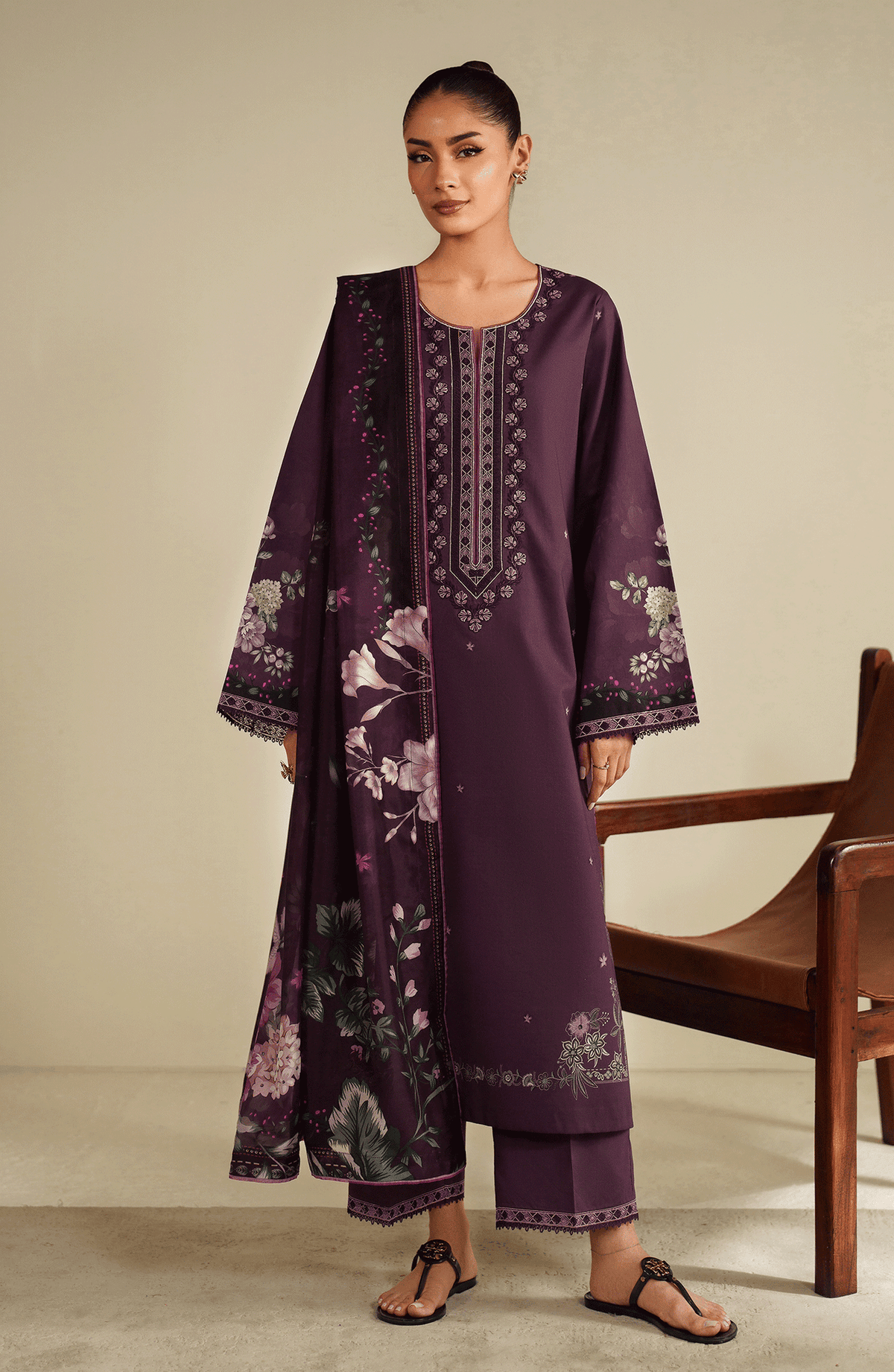 Seran | Ilara Cambric | PLUMORA by Seran - Designer Dress  - Type : Ladies Clothes - Available at Libayah - 100% Original 