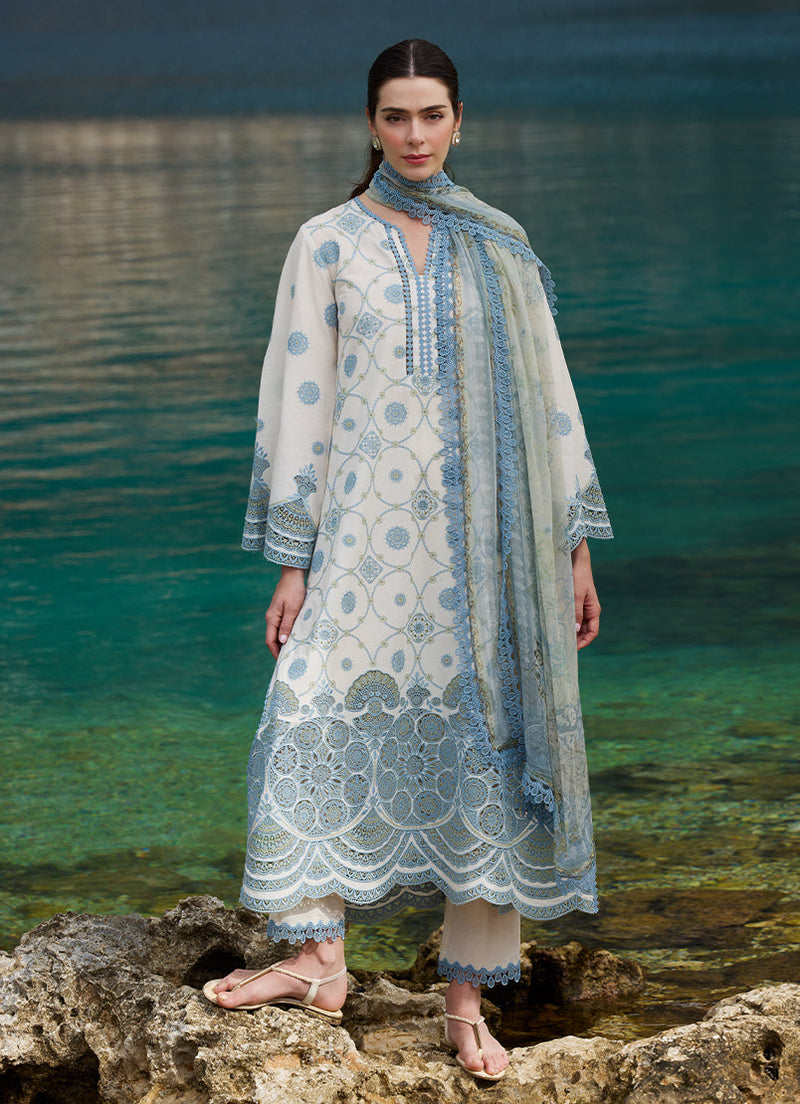 Image | Lawnkari 25 | Mila by Image - Designer Dress - Type: Ladies Clothes - Available at Libayah - 100% Original