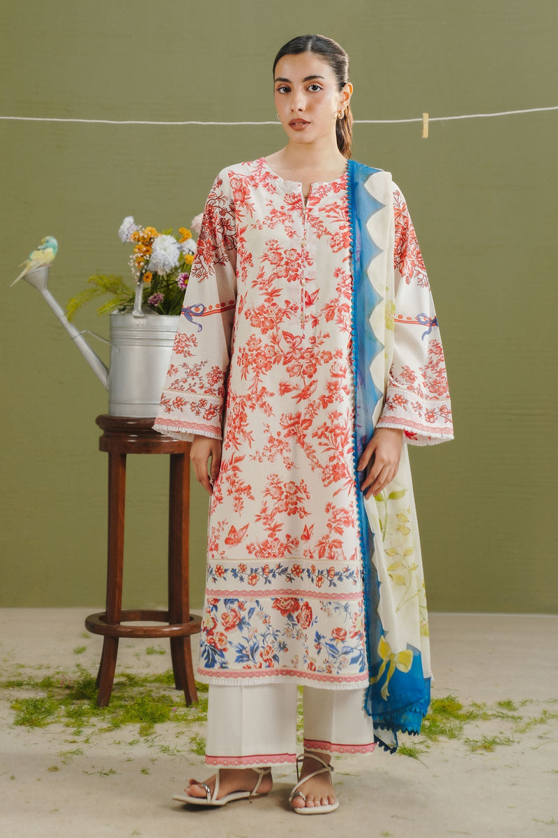 Zara Shahjahan | Coco Prints 26 | Elvo-4A - Designer Dress - Type : Ladies Clothes - Available at Libayah - 100% Original