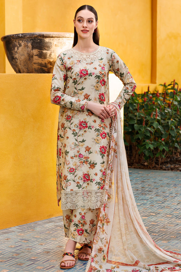 Farasha | Printed Essentials | Ivory Dusk by Farasha - Designer Dress - Type: Ladies Clothes - Available at Libayah - 100% Original