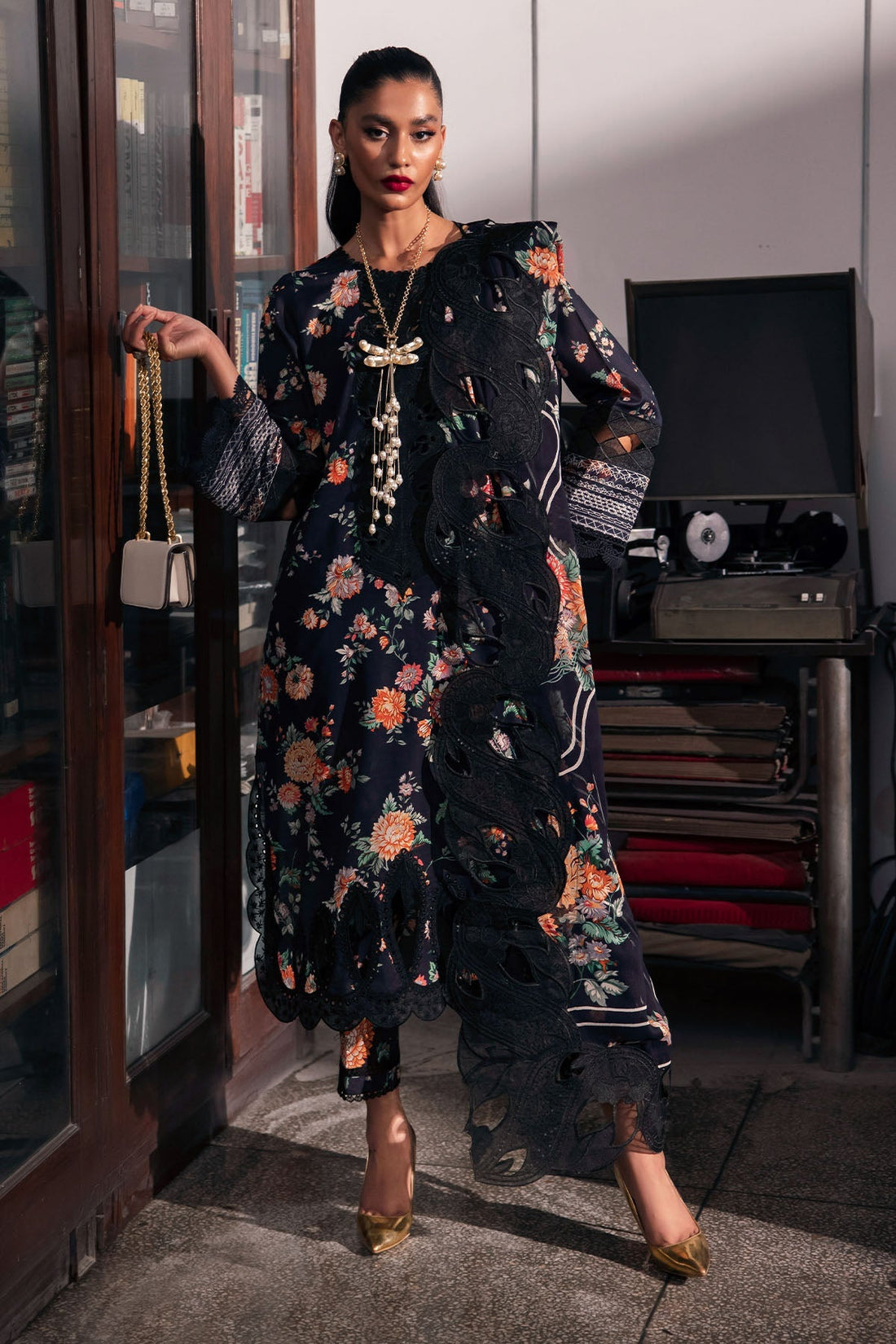 Nureh | Glam Girl Lawn | GL-18 by Nureh - Designer Dress - Type: Ladies Clothes - Available at Libayah - 100% Original