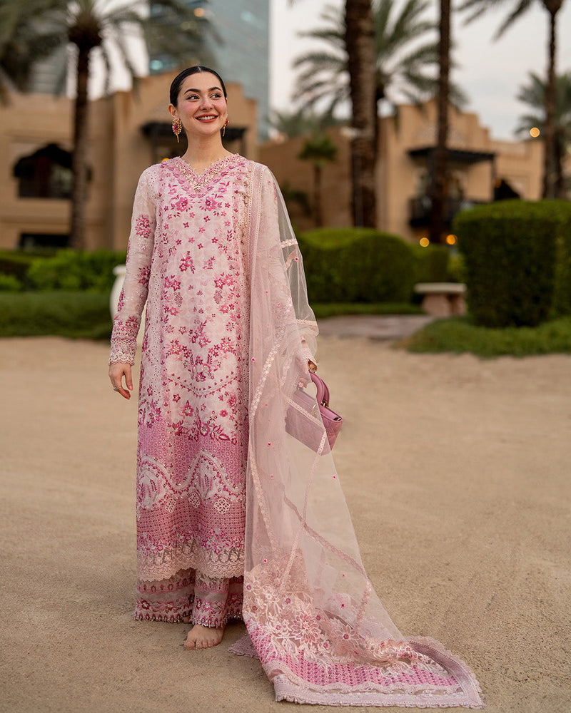 Faiza Saqlain | AYA - Unstitched Luxury Lawn '26 | Lamija by Faiza Saqlain - Designer Dress  - Type : Ladies Clothes - Available at Libayah - 100% Original 