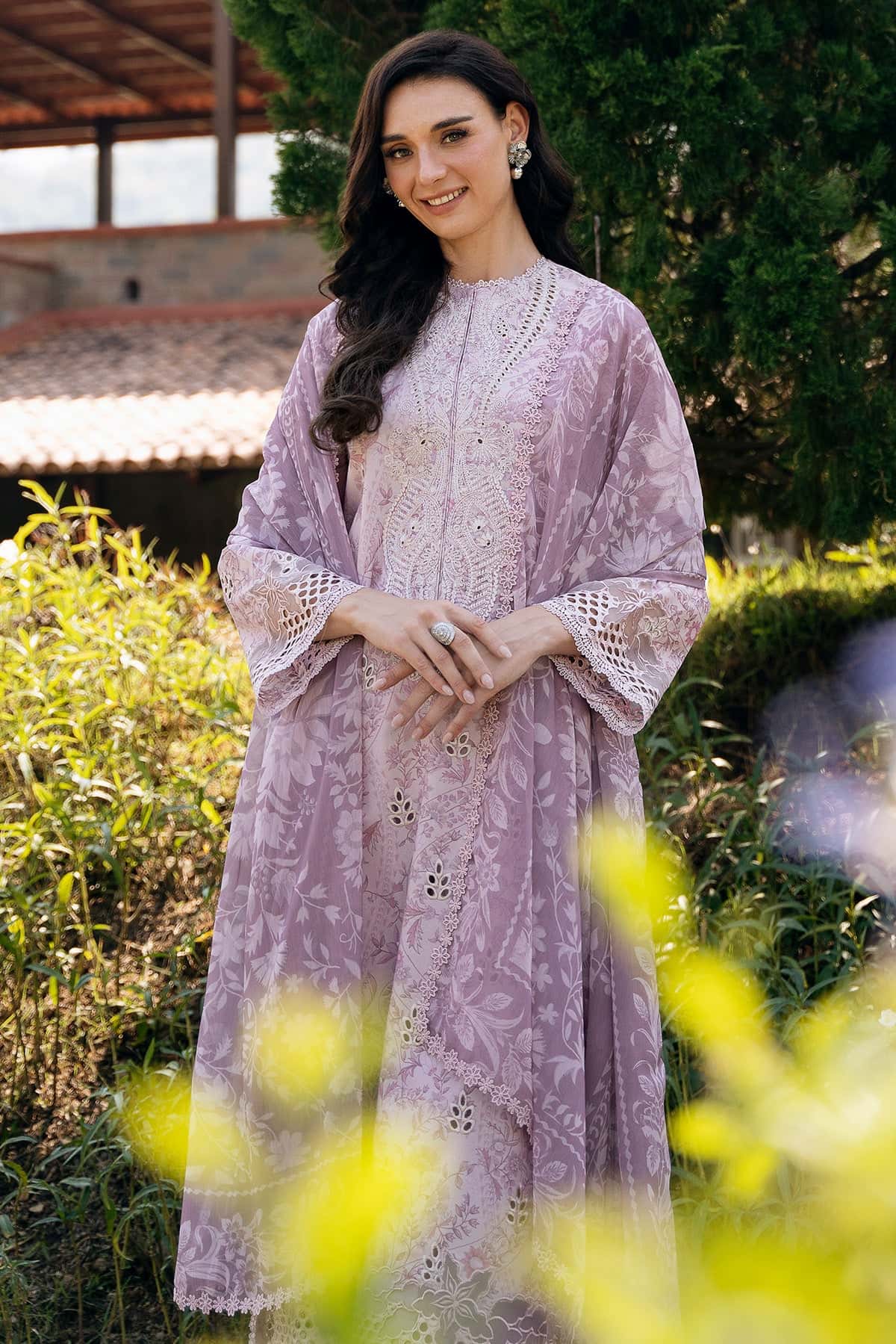 Afrozeh | Damask The Holiday Edit 25 | Lunetta B by Afrozeh - Designer Dress - Type: Ladies Clothes - Available at Libayah - 100% Original