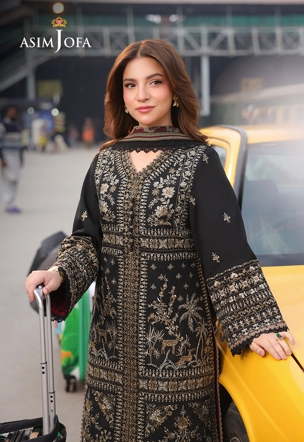 Asim Jofa | Summer Rhapsody | AJUBU-01 Embroidered Jacquard by Asim Jofa - Designer Dress  - Type : Ladies Clothes - Available at Libayah - 100% Original 