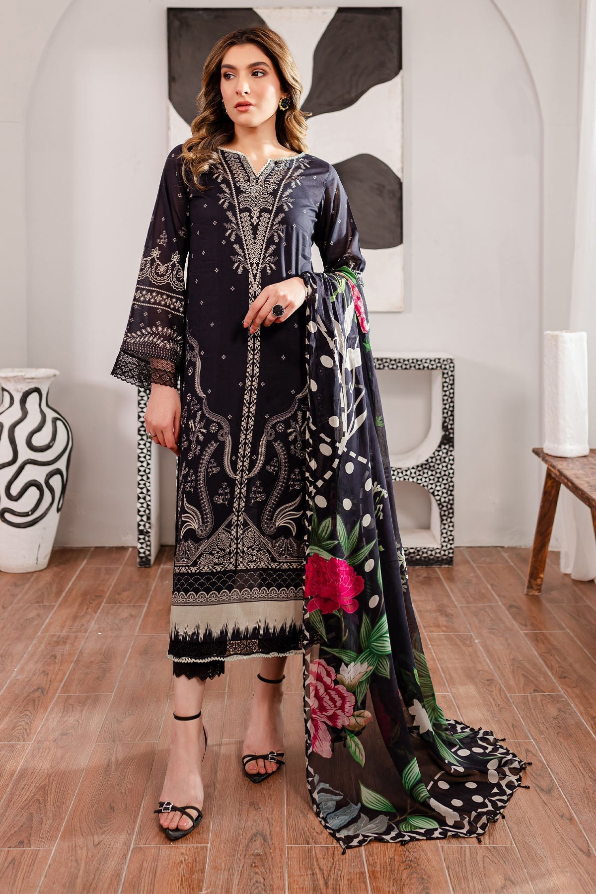 Nureh | Signature Prints 26 | SP-99 by Nureh - Designer Dress  - Type : Ladies Clothes - Available at Libayah - 100% Original 