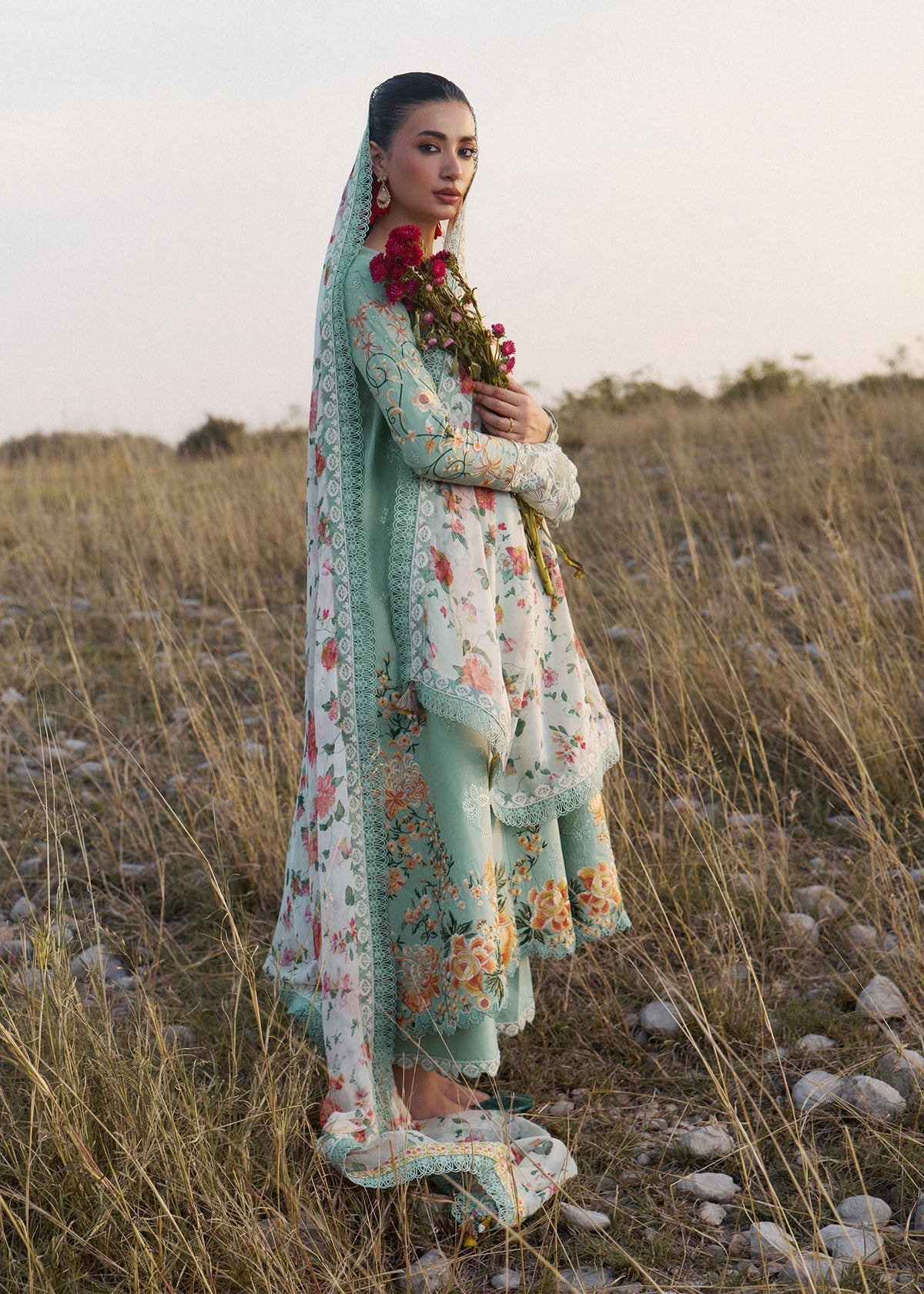 Hussain Rehar | Jinan 26 | Talia by Hussain Rehar - Designer Dress  - Type : Ladies Clothes - Available at Libayah - 100% Original 