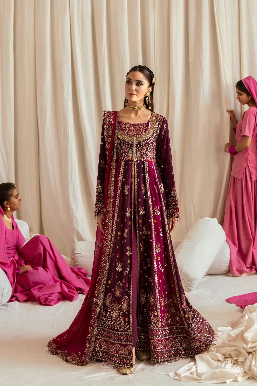 Emaan Adeel | The Empress Wedding Formals | AVORIA by Emaan Adeel - Designer Dress  - Type : Ladies Clothes - Available at Libayah - 100% Original 