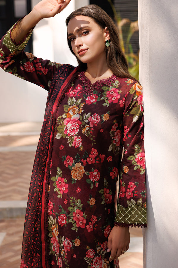 Farasha | Printed Essentials | Floral Berry by Farasha - Designer Dress - Type: Ladies Clothes - Available at Libayah - 100% Original