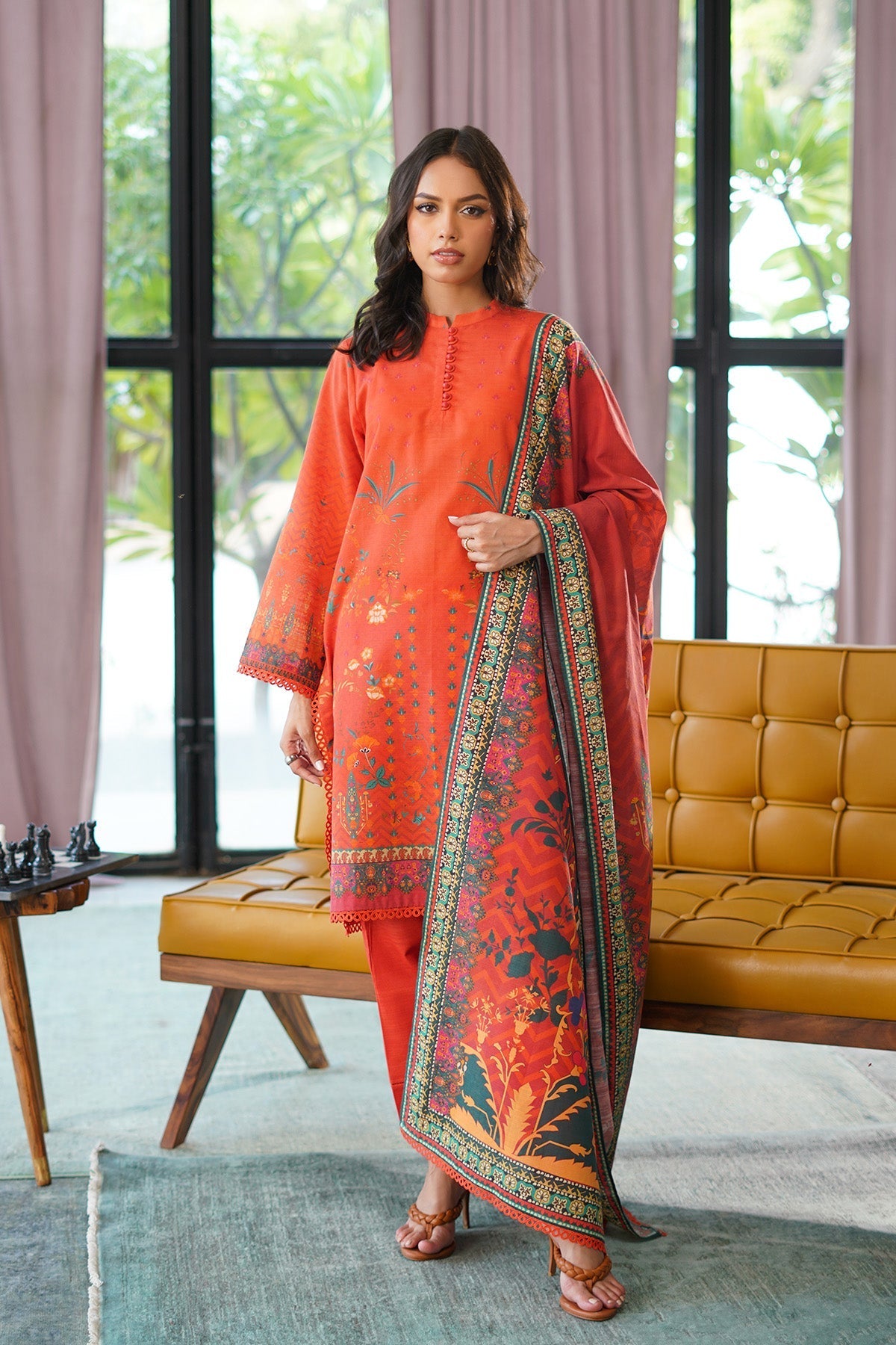 Sahar | Autumn Winter 2024 | Autumn Harvest by Sahar - Designer Dress - Type: Ladies Clothes - Available at Libayah - 100% Original